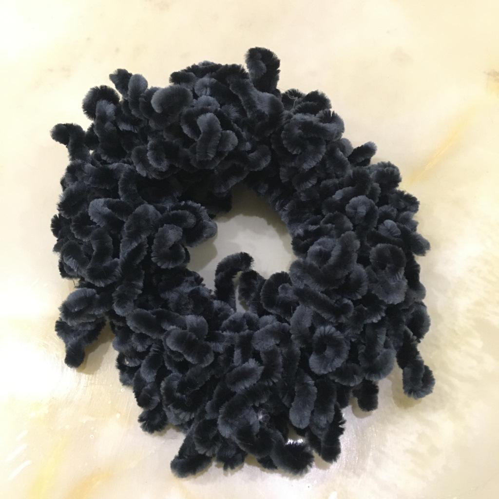 Plüsch Wollene Einfarbige Florale Stirnband Schal Accessoire H144