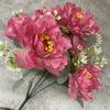 Roadside Decor Realistic Floral Arrangement Home Decor Flowers Peony Bouquet For Wedding Aisle Home Decoration Table Centerpiece