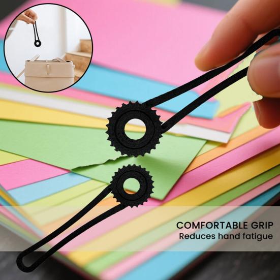 Cardboard Hole Punch Heavy Duty Plastic Handheld Cardboard Puncher Perforator Cutter Scoring Tool Portable Professional Paper Cardboard Tracing Wheel