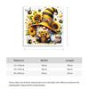 5D Diamond Painting Sunflower Bee Gnome Kit Diamond Art Diy Craft Home Wall Decor Full Drill Craft Kit for Adults Gift