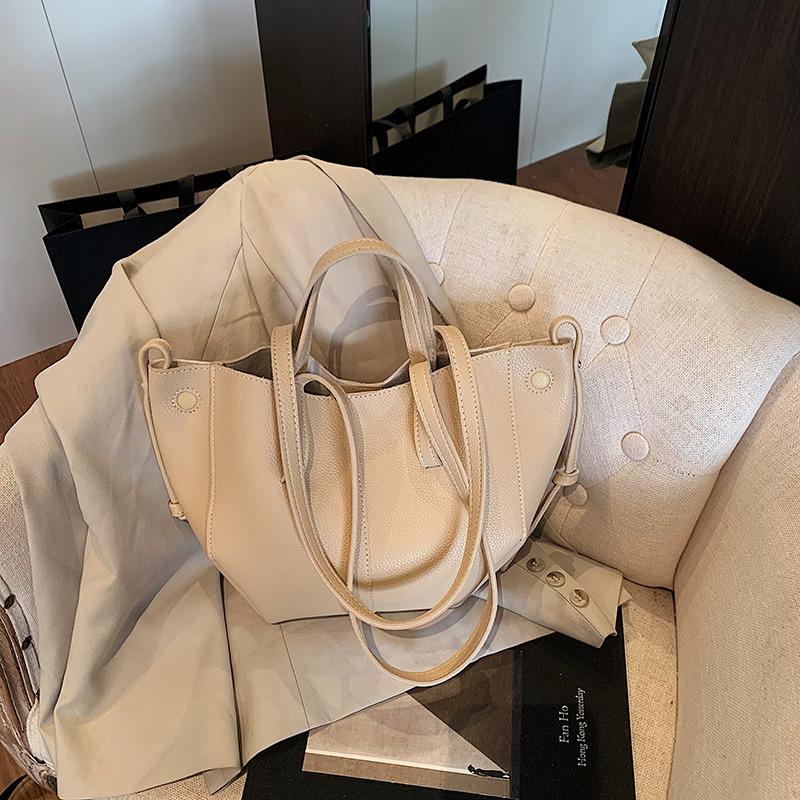 Rucsac Retro de Capacitate Mare, Geantă de Umăr Versatilă pentru Navetă, Geantă de Mână Tote Bag