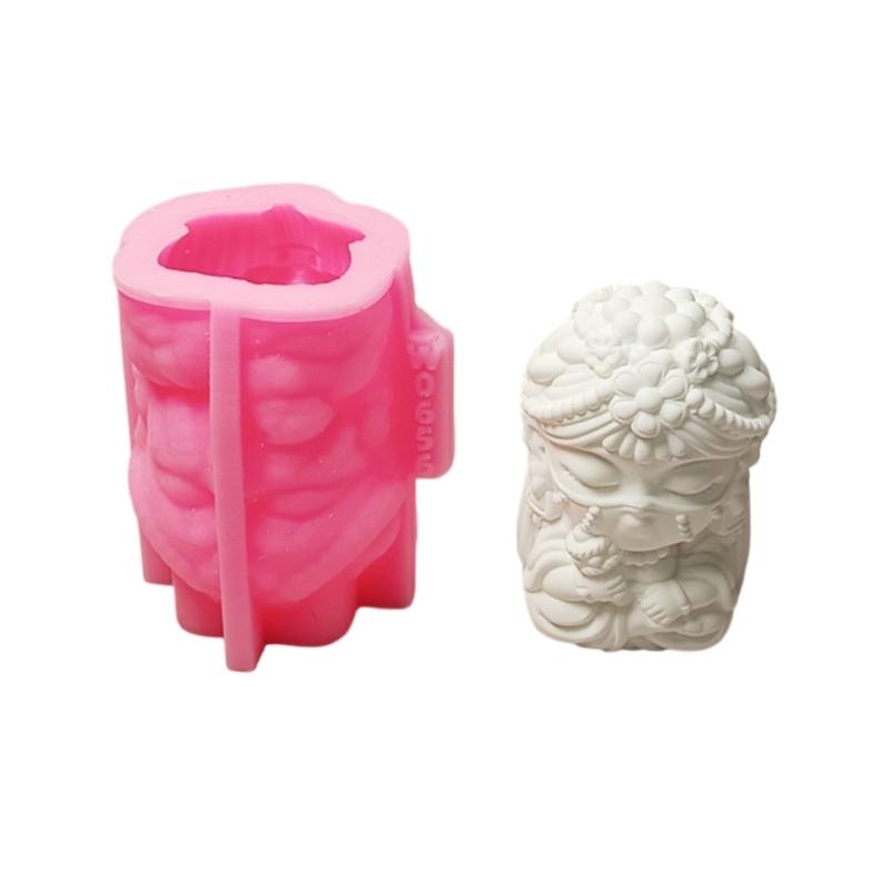 

Silicone Moulds 3D Loulan Princess Ornament Molds Cement Molds Epoxy Resin Molds Plasters Molds Castings Molds 1
