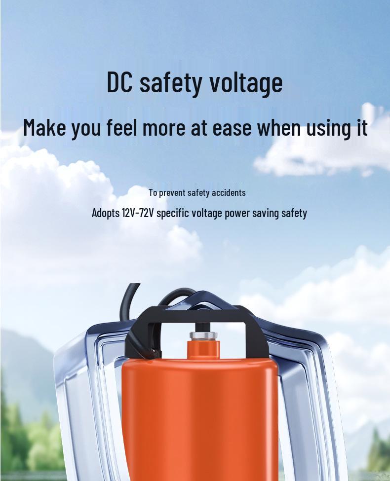Brushless DC Submersible Pump for Electric Vehicles (48V/60V/72V) - Universal Anti-Corrosion Water Pump