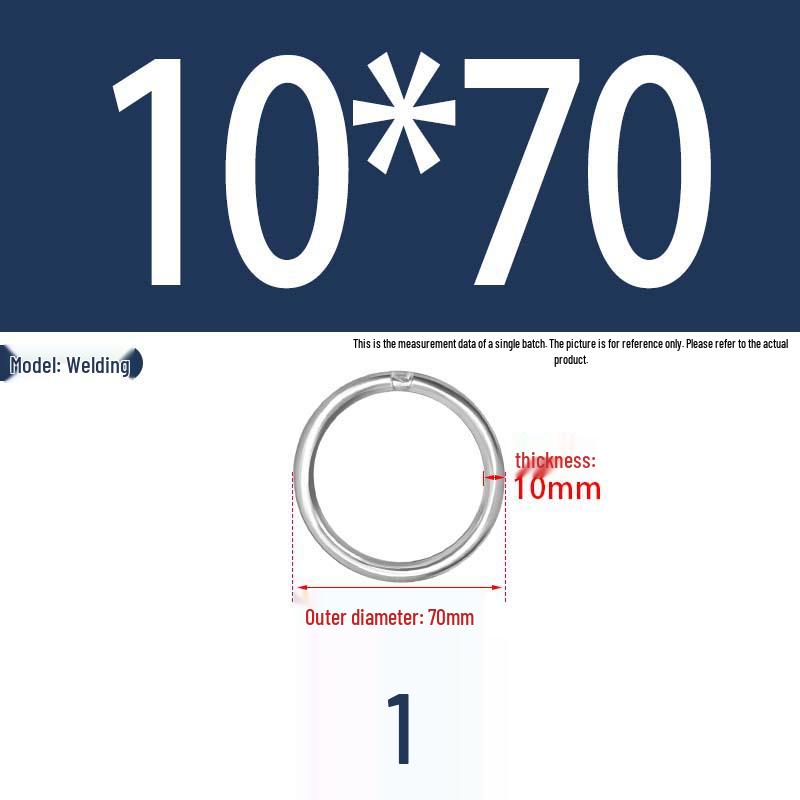 304 Stainless Steel Seamless O-Ring for Lifting and Hammock Yoga Connection