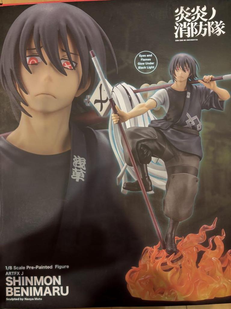[USED] First edition Fire Force ARTFX J Shinmon Benimaru Kotobukiya