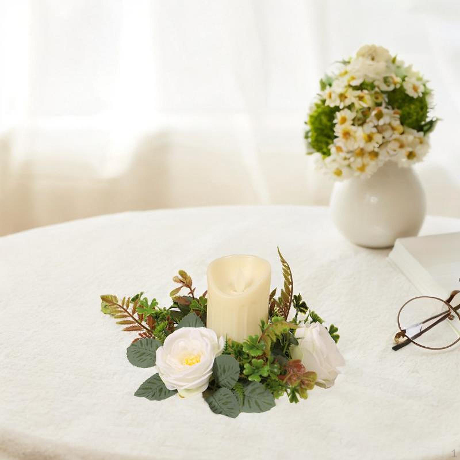 

Венок, Осенние свечные кольца, Цветочные композиции, Украшения, Подставка для столба, Рождество Style C