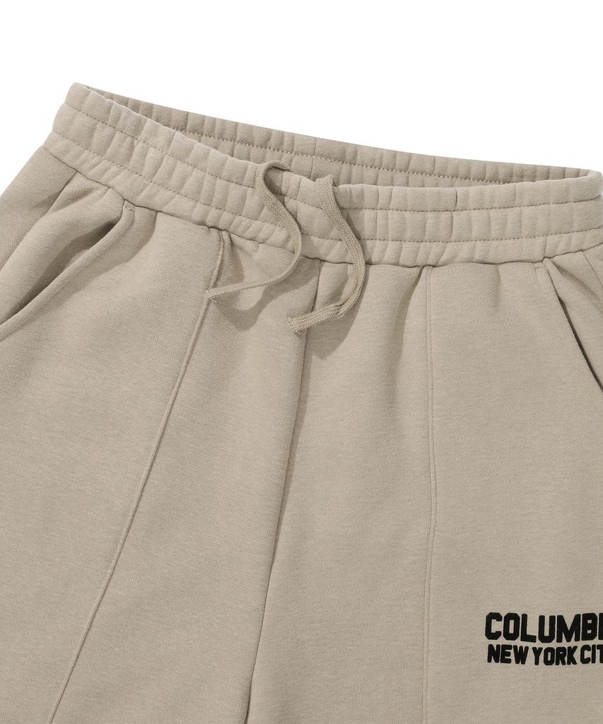 COLUMBIA UNIVERSITY Ny Blackseries Loose-Fit Fleece Sweatpants Natural Beige