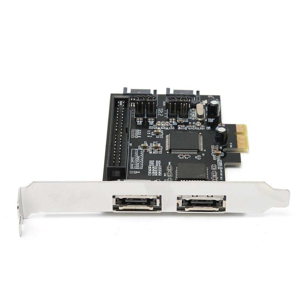 Adapter Card PCIe To SATA ESATA IDE PCB Network Converter Computer Hardware with Driver CD