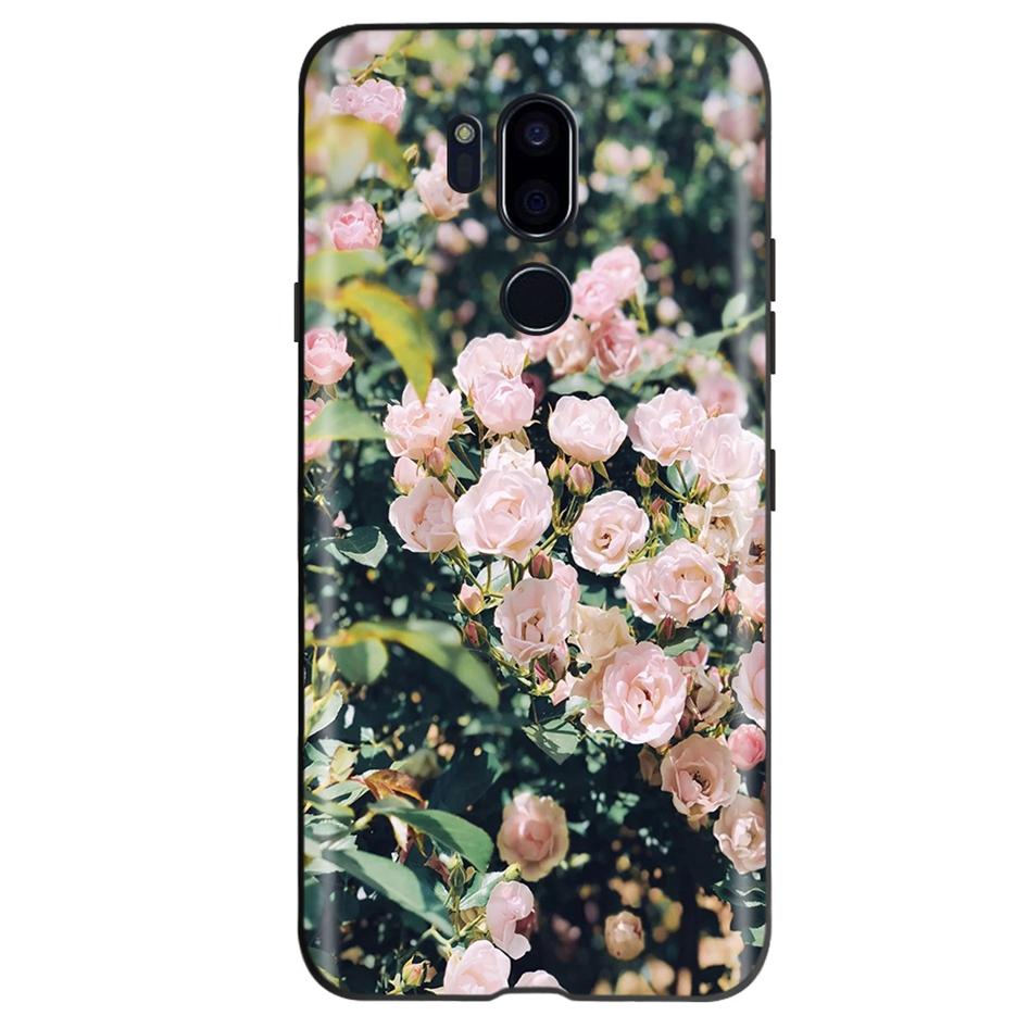 For LG G7 ThinQ Case G710 LM-G710 Cute Cat Butterfly Shockproof Soft Silicone Phone Case For LG G7 ThinQ Back Cover 6.53'' Coque