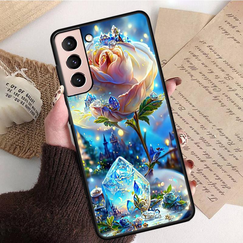 

Чехол с изображением природы, цветка пиона, розы, небес для Samsung Galaxy S22 S20 Note20 Ultra S20 S22 S21 S10 S9 Plus S10E S20FE Note10Plus Note9 S10 Plus