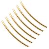 200Pcs Curved Noodle Tube Spacer Beads         Jewelry Making Accessories