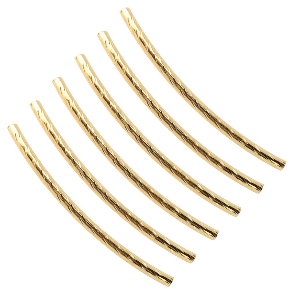 200Pcs Curved Noodle Tube Spacer Beads         Jewelry Making Accessories