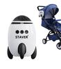 Newborn Bouncer with 5 Adjustable Sleep Bluetooth Gentle Womb Electric Transforms from Stroller To USB Easy Attach with Spiral Baby Sleep Up To 8