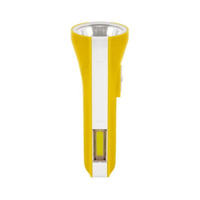 Rechargeable Flashlight Tedi Led 3W+3W Yellow Ideus 03935