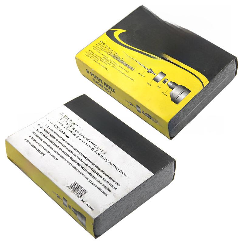18-Piece Plastic Box Hole Saw Set: 19mm-64mm Woodworking & Gypsum Ceiling Drill Bits