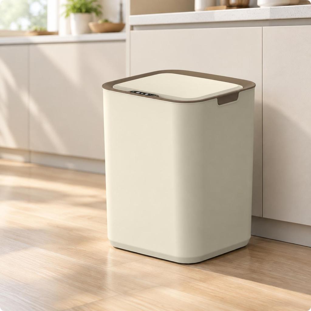 22L Rechargeable Garbage Bin Hands Motion Low-Profile