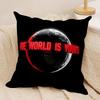 Classic Movie SScarface Cushion Cover Silky Short Plush Invisible Zipper Dustproof Sofa Pillow Case for Home Decor