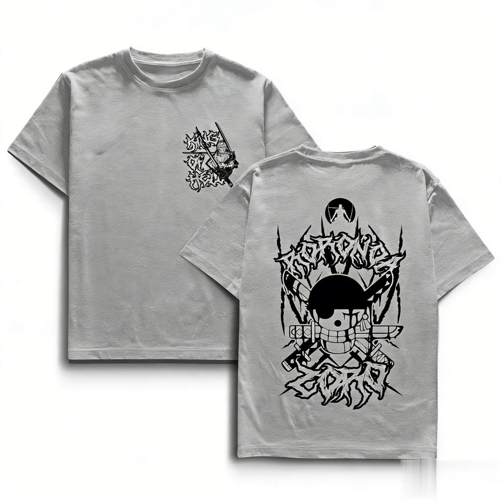 Unisex Zoro Graphic T Shirt Men Women Short Sleeve Tee Oversized Casual Tops Streetwear Y2k 2026 Summer Fashion