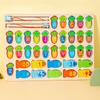 Children'S Early Education Puzzle Color Alphanumeric Cognitive Pairing Fishing Wooden Desktop Interactive Game