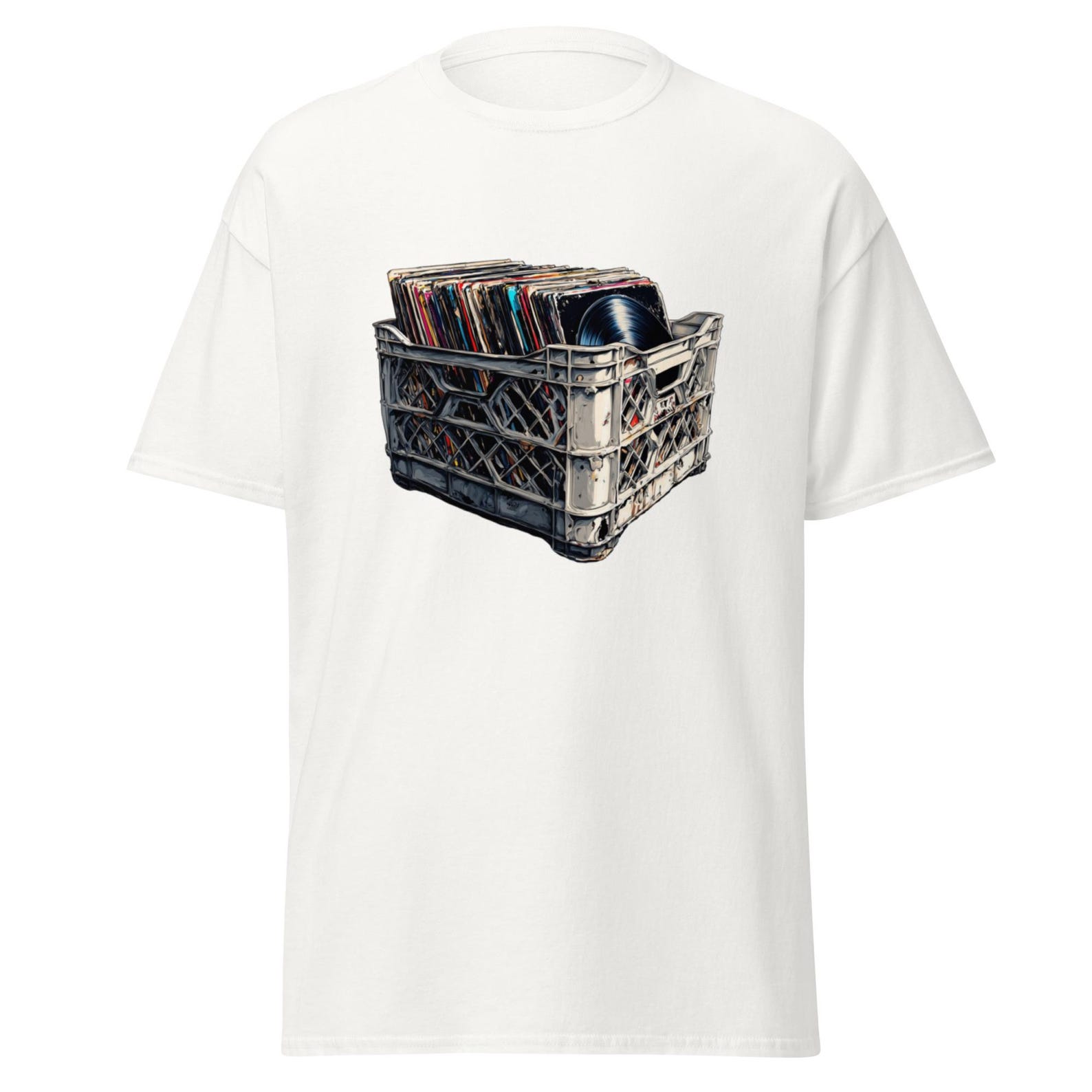 Vinyl Junkie Music Lover T-Shirt | Record Collector, Crate Digger, Audiophile Tee 4XL