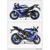1/12 Yamaha YZF-R1M Alloy Die Cast Motorcycle Model Toy Vehicle Collection Sound and Light Off Road Autocycle Toys Car