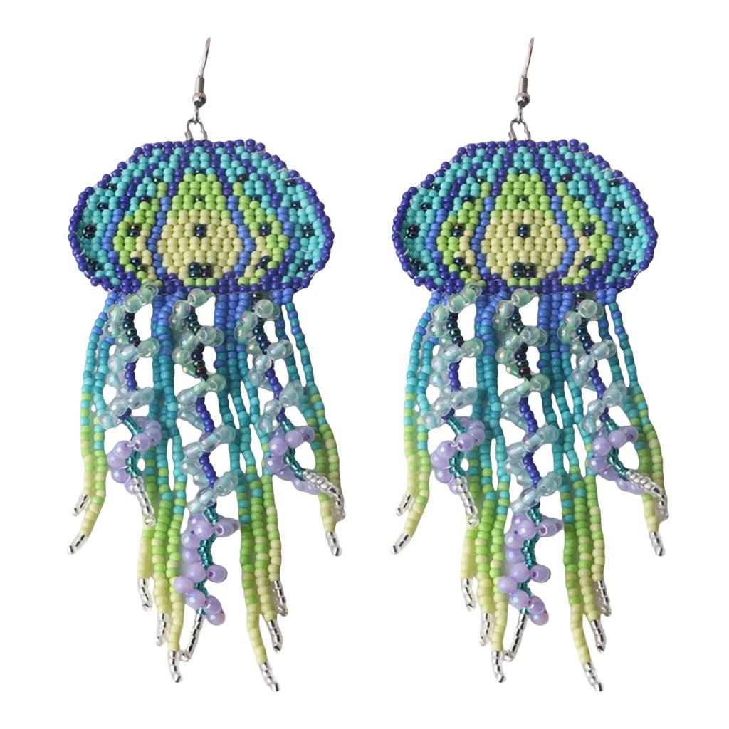 Unique Bohemian Tassels Earrings Featuring Handmade Beads Fashion Ear Jewelry Perfect for Festivals and Parties