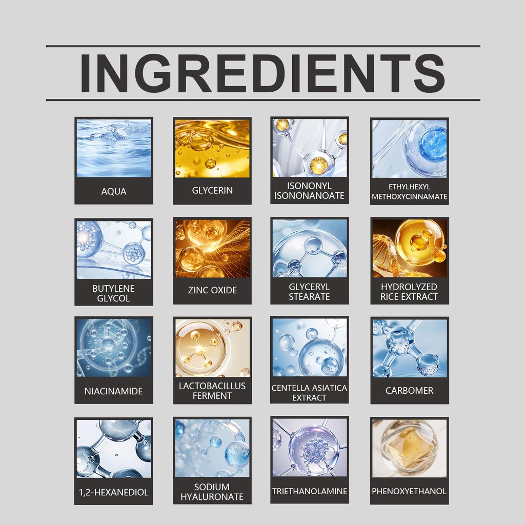 Rice Extract Probiotics Moisturizing and Protective Cream Lightweight