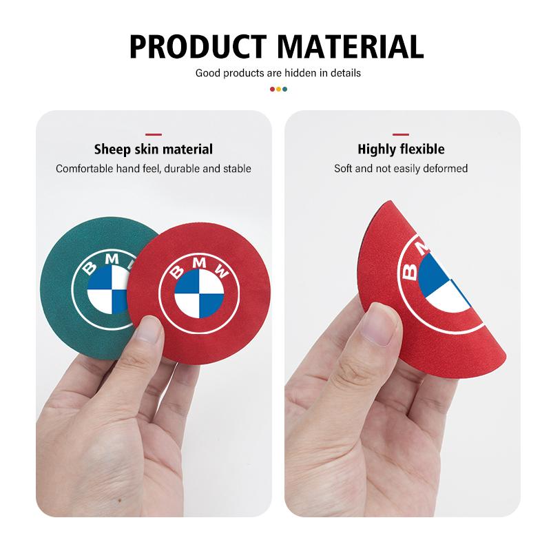 Car Interior Coasters Water Cup Slot Non-Slip Mat Shockproof Pad For BMW X3 X5 M5 M3 E46 E90 E60 F10 E39 F30 E36 G30 E87 E70 RH7