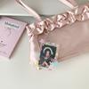 Cute Idol Photocard Display Pendant Transparent Acrylic Card Holder with Star Girls 3-Inch Photo Card Hard Case Cover Bag Decor