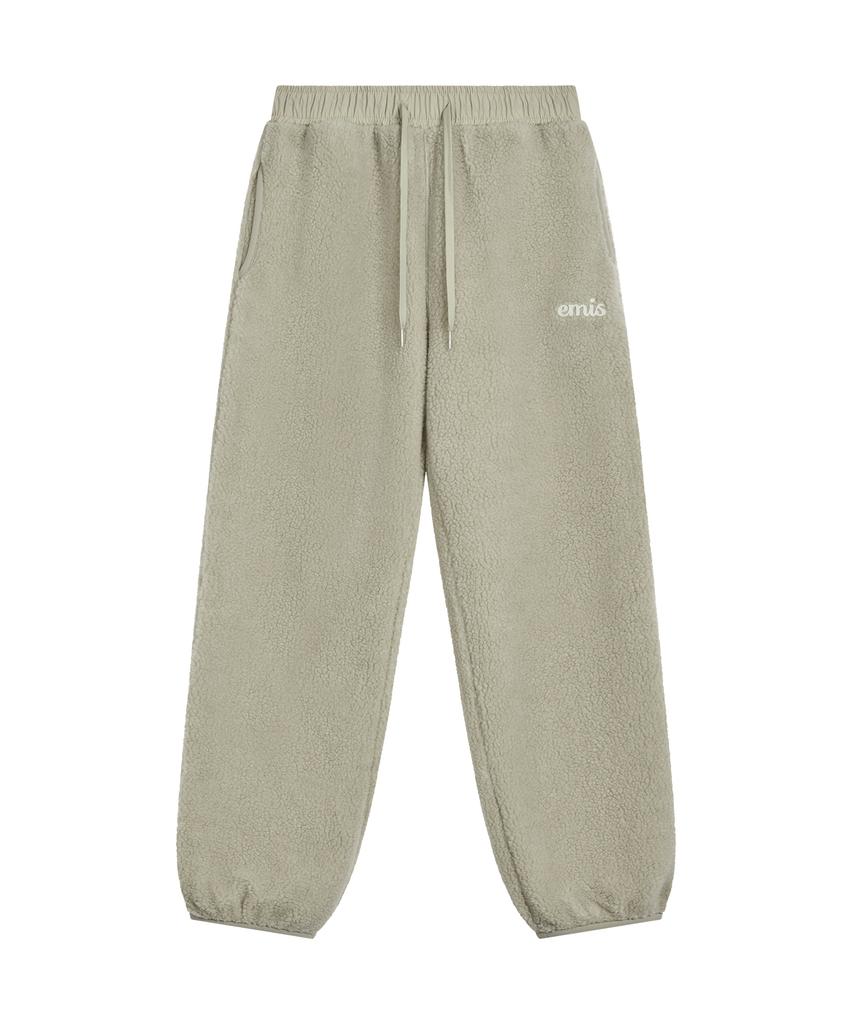 Imiseu (W) Fleece Jogger Pants-Beige