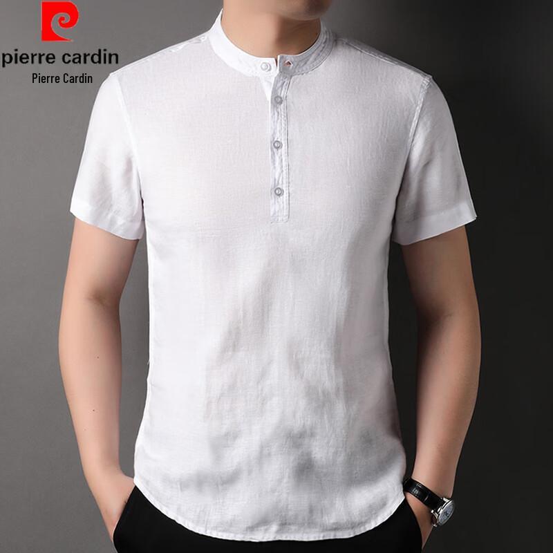 Pierre Cardin Men's Linen Short Sleeve T-Shirt