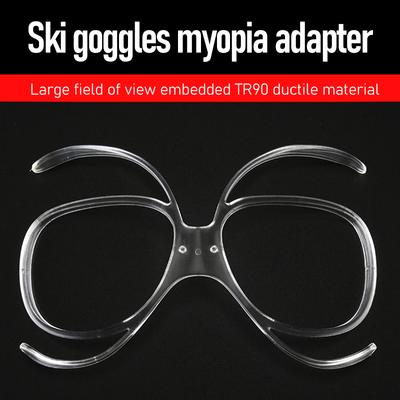 Dioptrické lyžařské brýle Rx Vložka Optický adaptér Ohýbatelné Snowboardové Flexibilní Univerzální Rám Tr90 Velikost Motocyklové brýle
