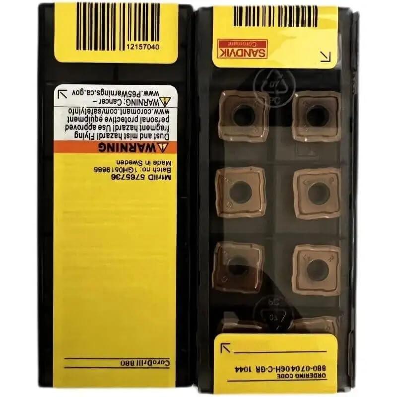 

Original Sandvik / 880-070406H-C-GR 1044 / CNC lathe carbide blade 10 PCS
