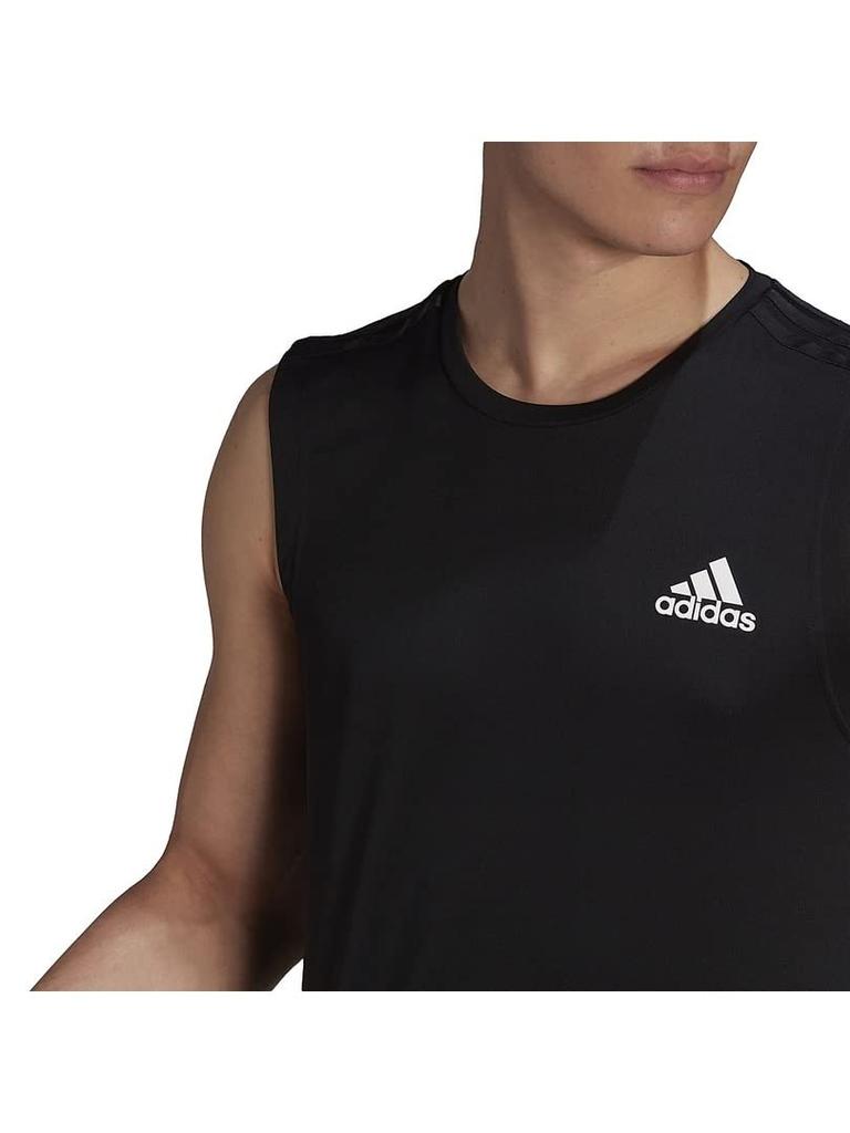 Adidas D2M Sleeveless 3-Stripes Tank Top