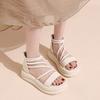 Strap-on Sandals Women's Summer 2025 New Popular Retro Fashion Small Muffin Platform Roman Sandals