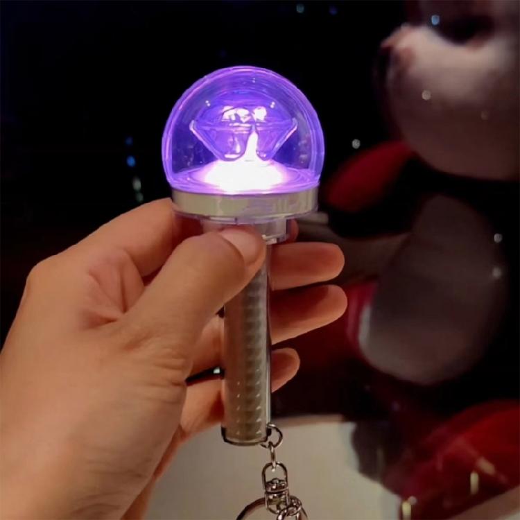 Handy LED Light Keychain For Fans And Event Goers Compact Designs With Multiple Color Options And Easy Battery Access