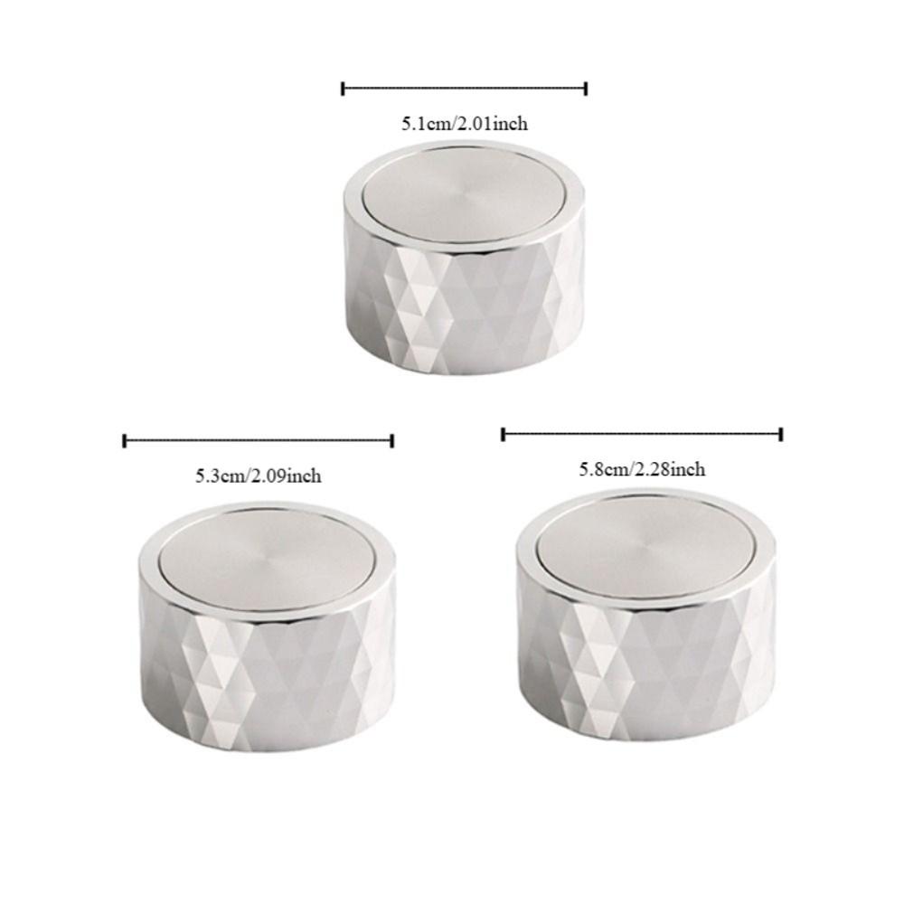 51/53/58mm Gravity Coffee Tamper Stainless Steel Whirlwind Pattern Base Coffee Powder Distributor Diamond Texture