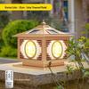Outdoor Solar Garden Pillar Light