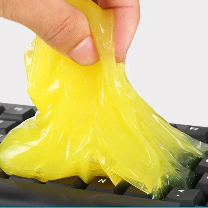 Car Cleaning Gel Air Vent Dashboard Laptop Keyboard Magic Car Wash Interior Dust Dirt Mud Gap Reusable Cleaning Slime Wash Tool