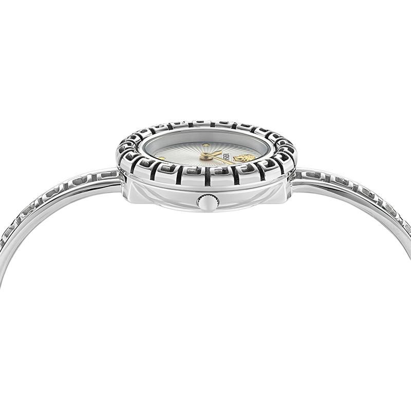 Versace Quartz Watch 28Mm Silver Dial Limited Edition Gift Box With Scarf And Fragrance Women watches VE8C00524