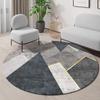 Crystal Velvet Simple Round Floor Living Room Bedroom Office Sofa Carpet Washable Dirt-resistant Non-slip Floor Cushion