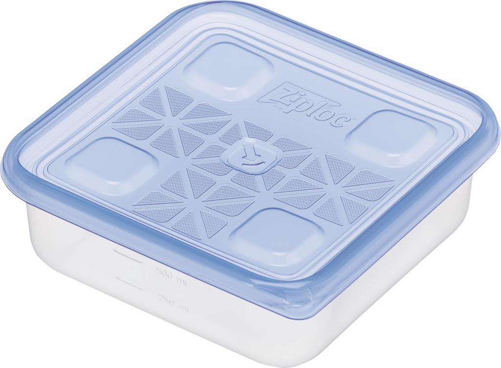 Ziploc container storage container square 700ml 2 pieces