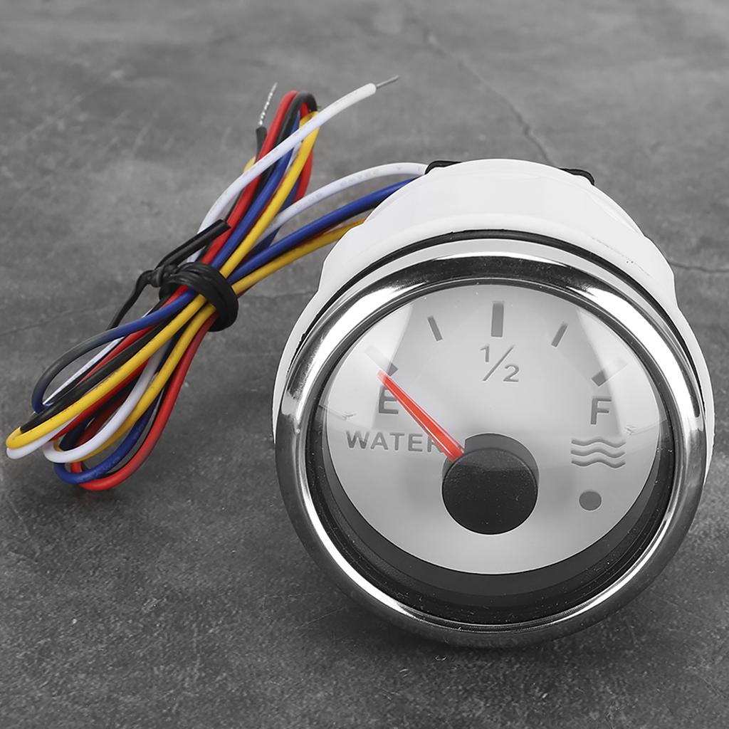 52mm/2in Water Gauges 932V Smart Alarm for Marine Boat RV 0190ohm Europn Sensor