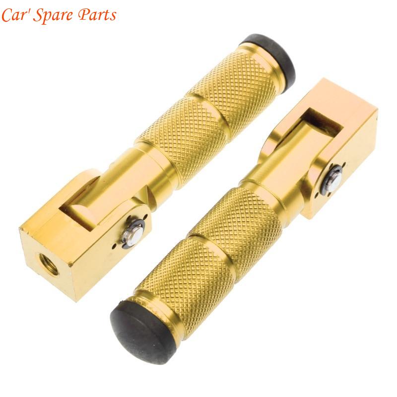 Y4UA Motorcycle Foot Peg Front Rear Footrest Pedal Modification Accessories 1Pair