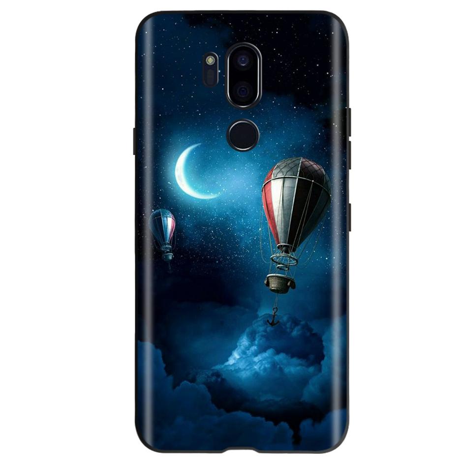 For LG G7 ThinQ Case G710 LM-G710 Cute Cat Butterfly Shockproof Soft Silicone Phone Case For LG G7 ThinQ Back Cover 6.53'' Coque
