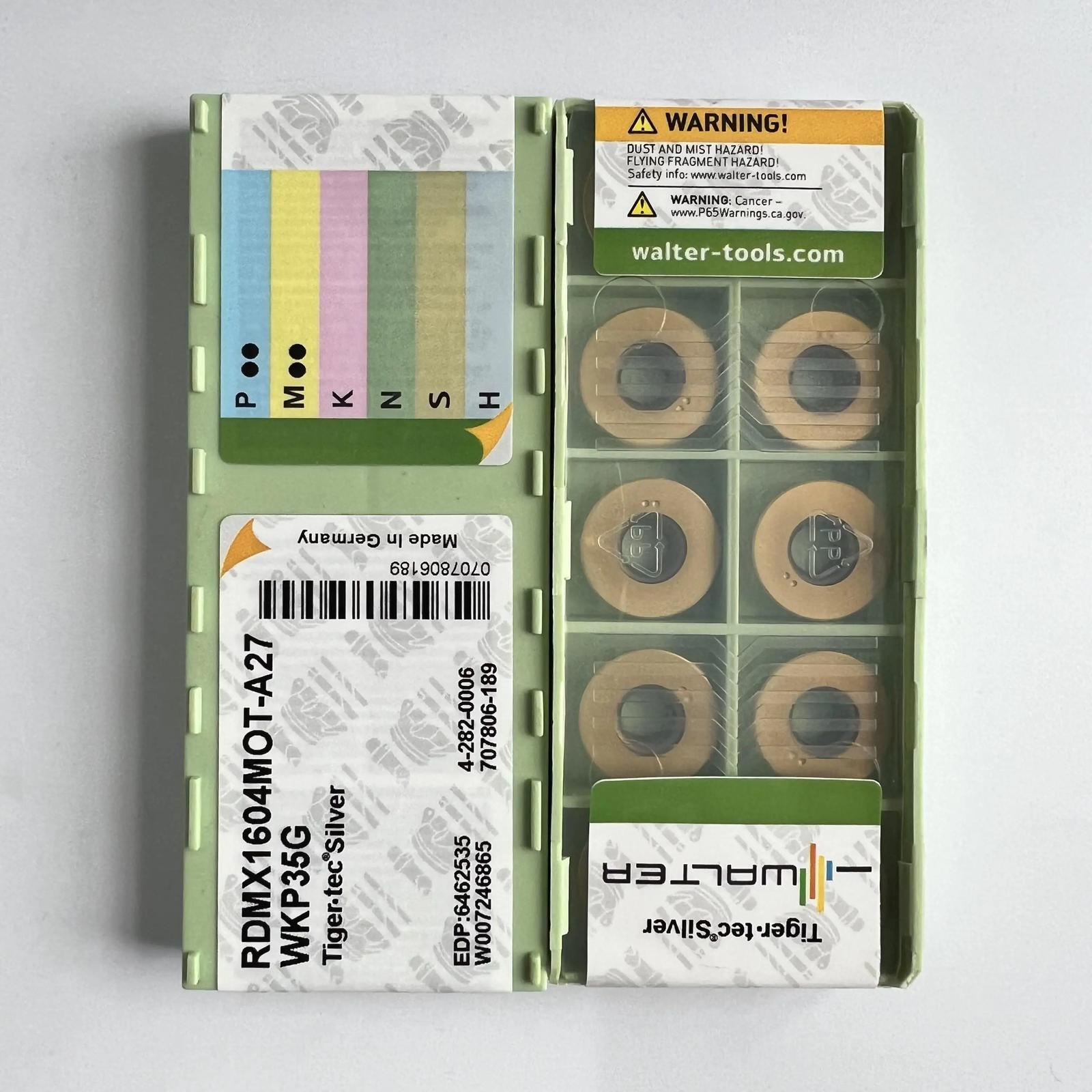 

Original / RDMX1604MOT-A27 WKP35G / Industrial indexable Carbide Inserts 10 Pcs