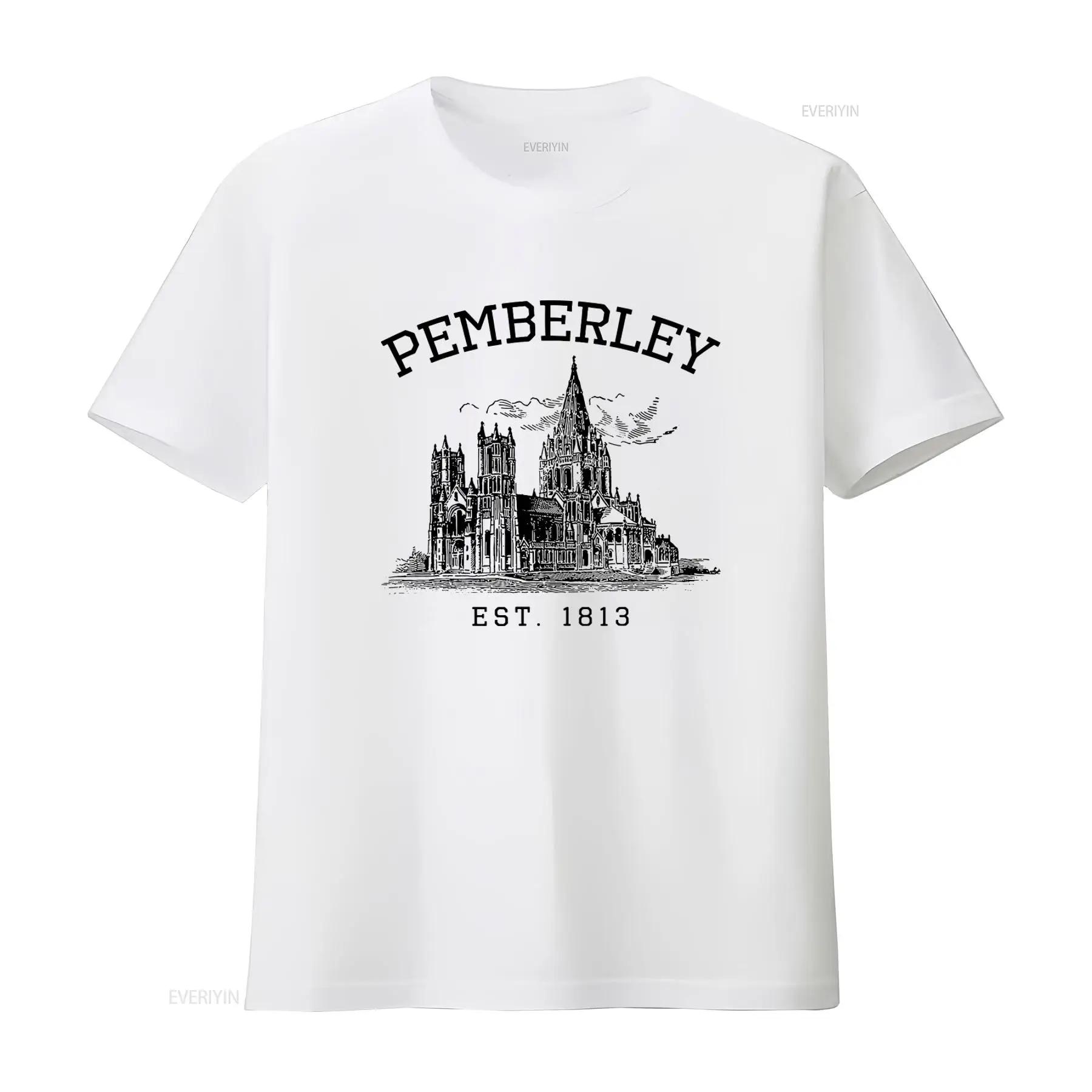 

Pemberley Pride And Prejudice Jane Austen T Shirt Book Lover Sweats Bookish Booktok Bookstagram Regency EST 1813 vintage 5XL різнокольоровий