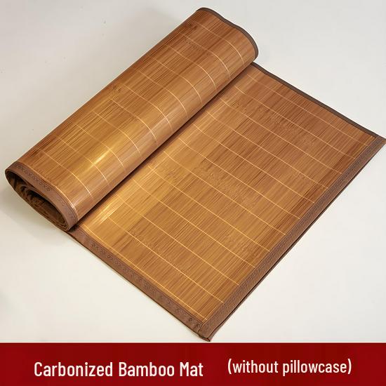 Free Shipping Bamboo Cool Mat: 2026 Dual-Use Foldable Ice Silk for Summer/Winter - Perfect for Dorms.