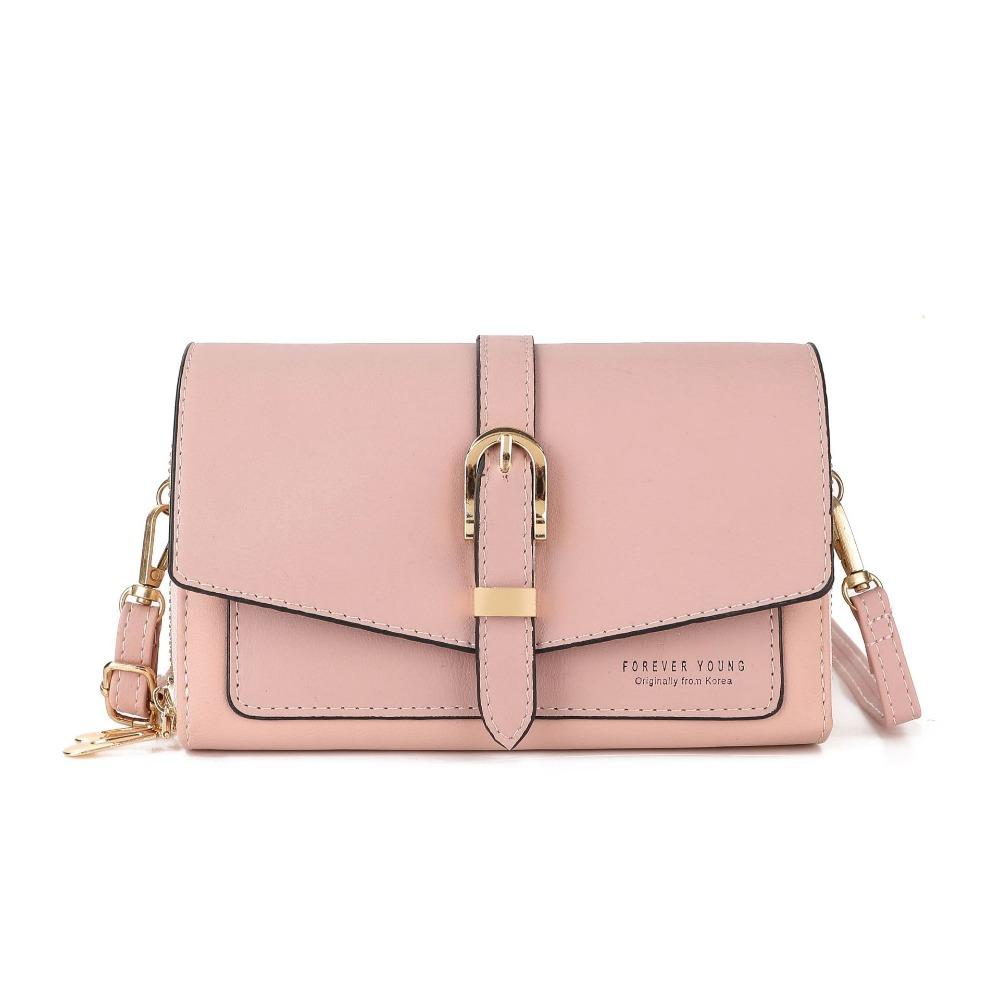 

Women Wallets Long Wallet with Single Chain - Crossbody, Clutch Purse, Coin Pouch & Card Holder 18.5 * 11 * 4CM розовый