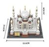 Non-Toxic 1113Pcs World Architecture New Verson Taj Mahal-Agra India Building Blocks Bricks Assembled Decoration Collection Toy Children Gift